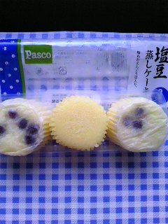 塩豆　蒸しケーキ　　２