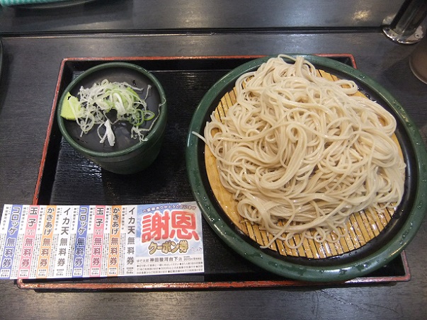 ゆで太郎駿河台下店の大もり１