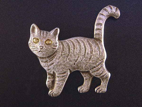 ねこブローチ