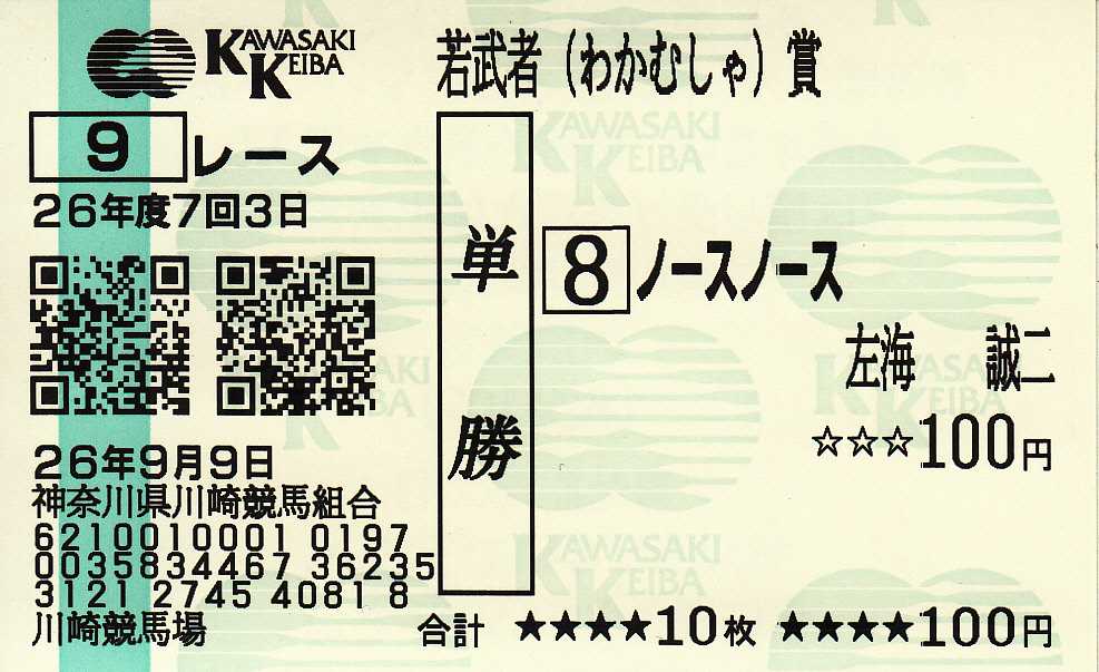 訃報】 左海誠二 調教師（元騎手） 逝去 | 白い稲妻・多摩の黒酢（たま