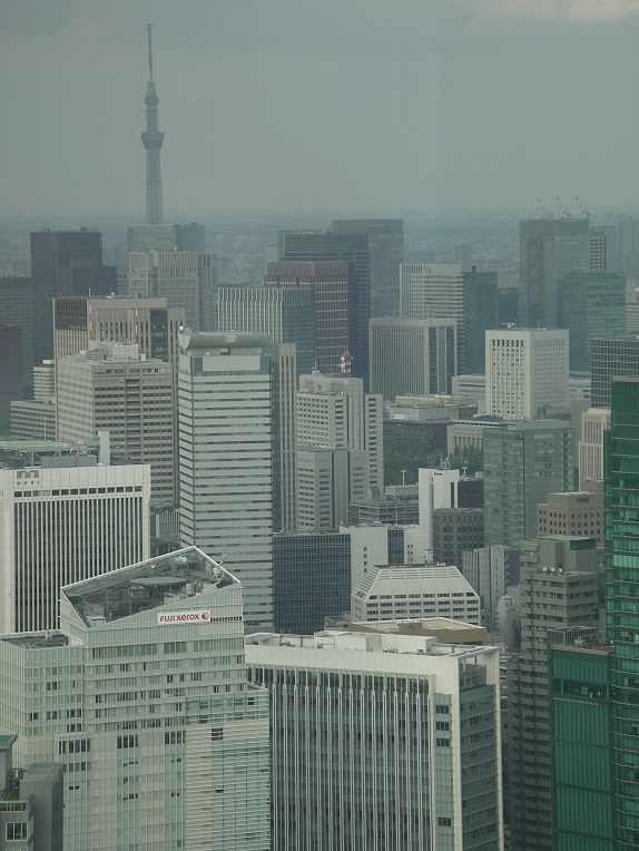 六本木ヒルズ展望台からの眺め