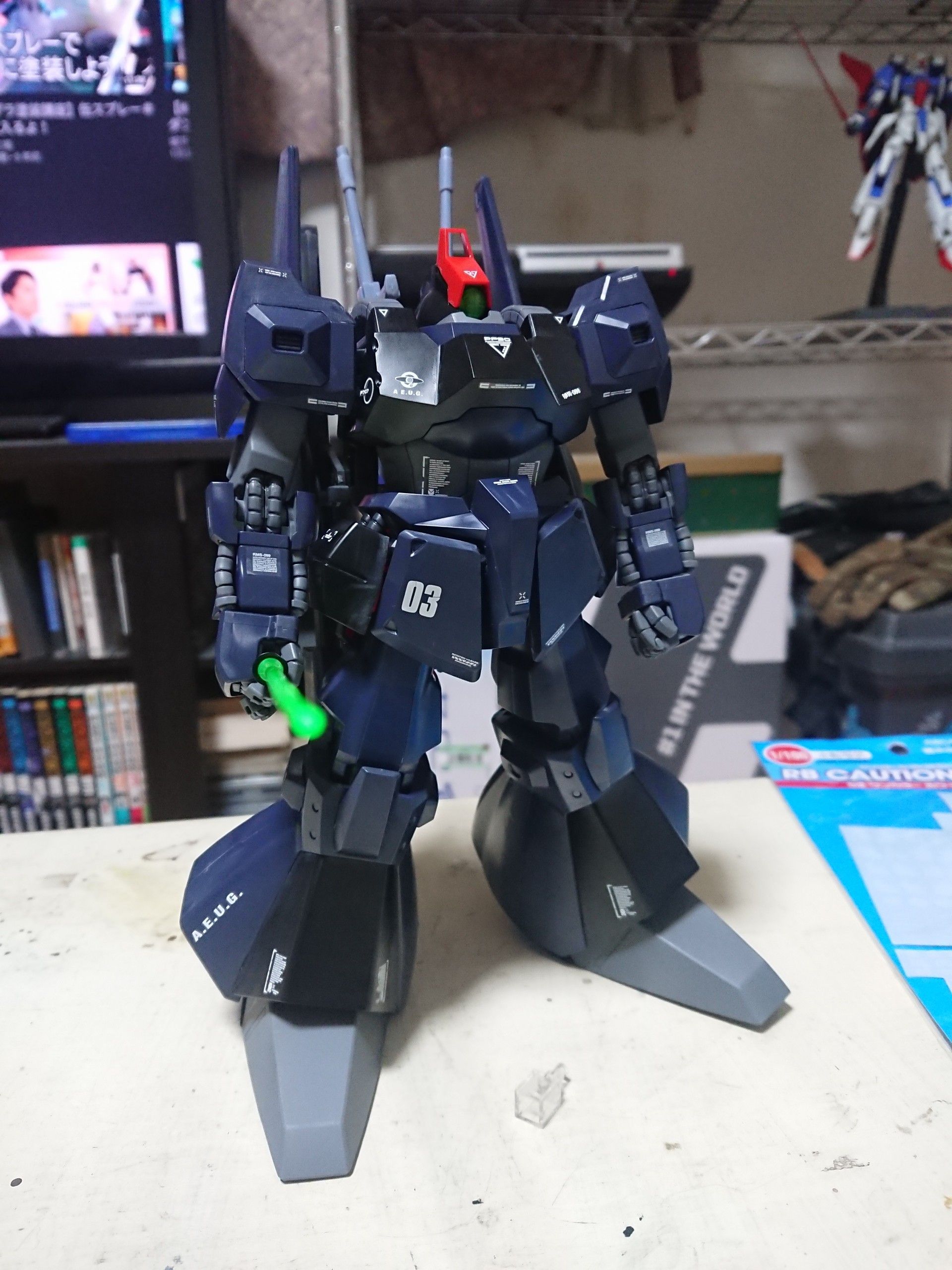 リック・ディアス全塗装完成品 MG リックディアス 全塗装 改修 完成品 ガンプラ(完成品)｜売買