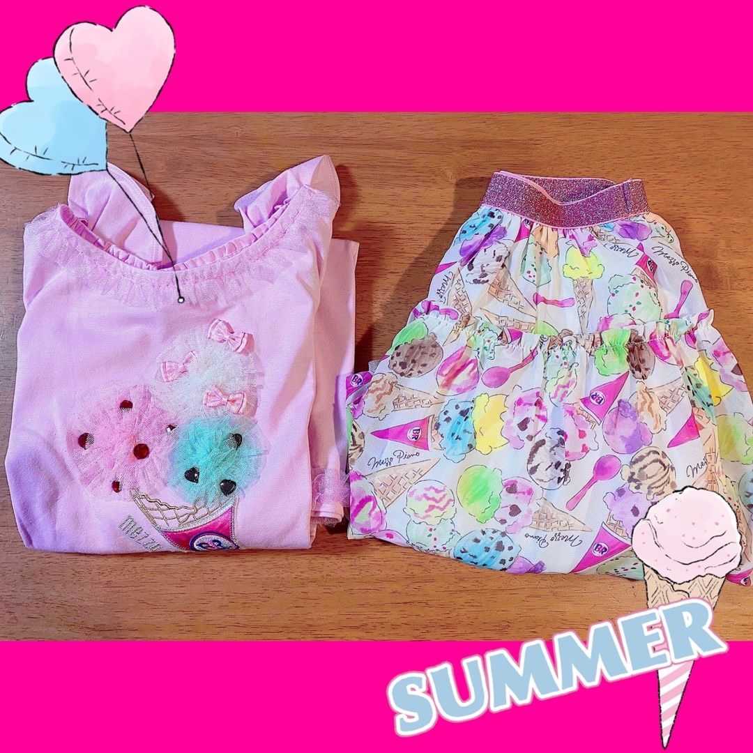 着画☆メゾのサーティワンコラボ | みかづきの子供服お買い物ブログ