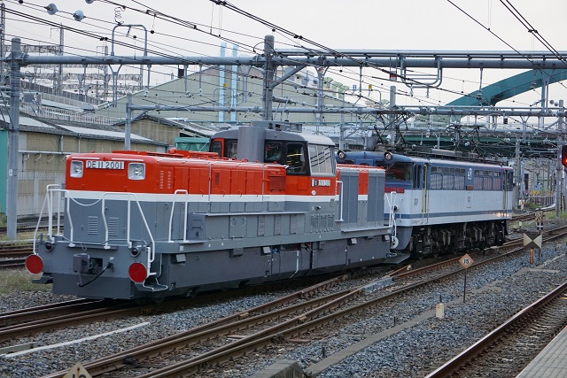 DE11 2001大宮出場 & EF81 81牽引カシオペア紀行 青森行き3