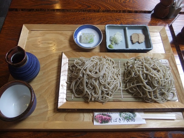 そばきり長助＠角館の二種食べ比べもり１