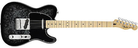 FSR Black Paisley Stratocaster HSS