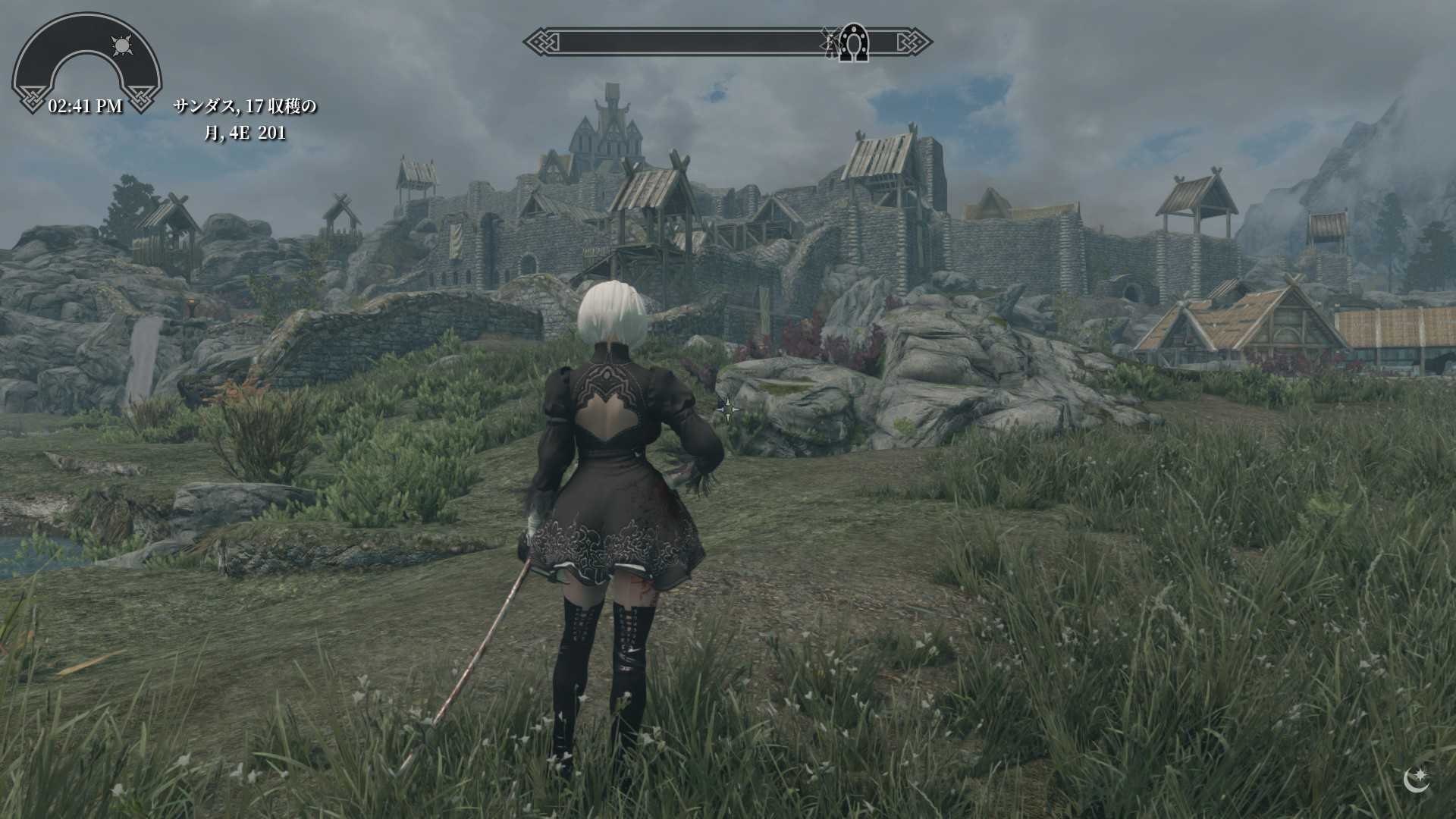 skyrim nier automata 2b