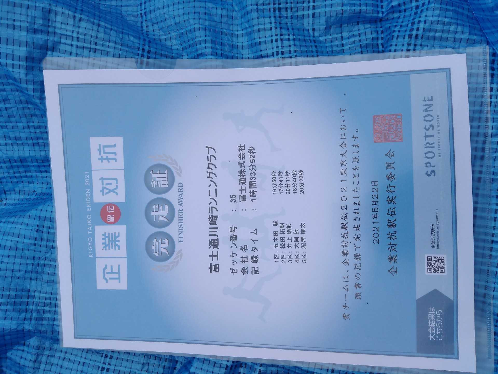企業駅伝2021 | たきぽり - 楽天ブログ
