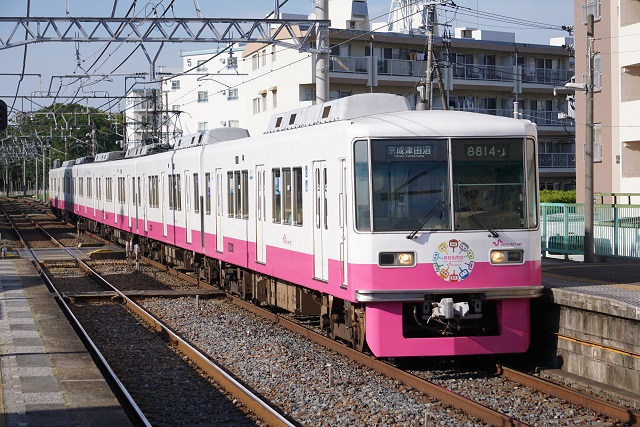 新京成 千葉ロッテ「マリーンズ号」2017 & PASMO 10周年 ミニロボットマ－ク4