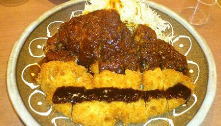わらじとんかつハーフ