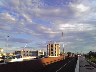 綱島の橋2012年８月