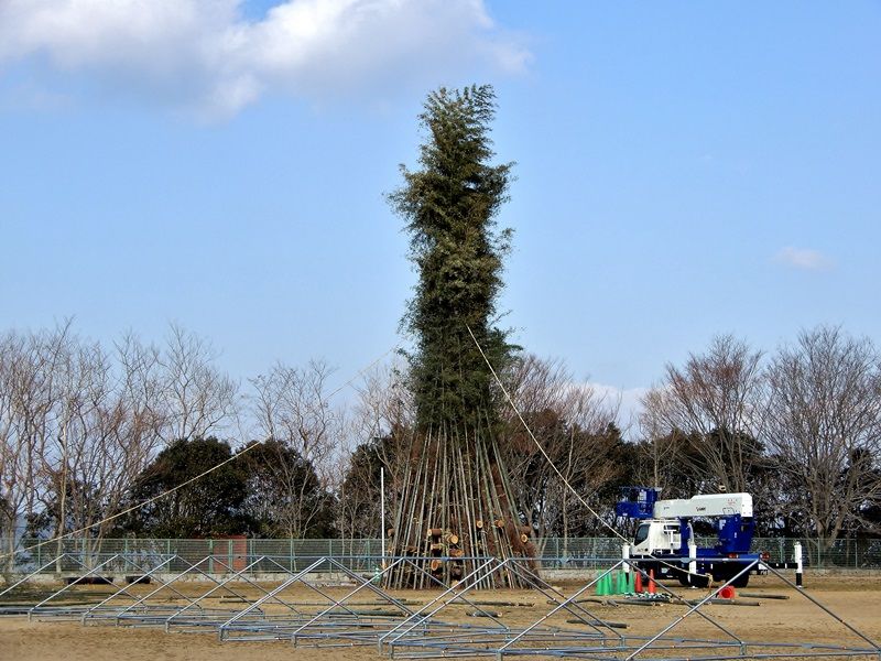 どんど焼き会場3