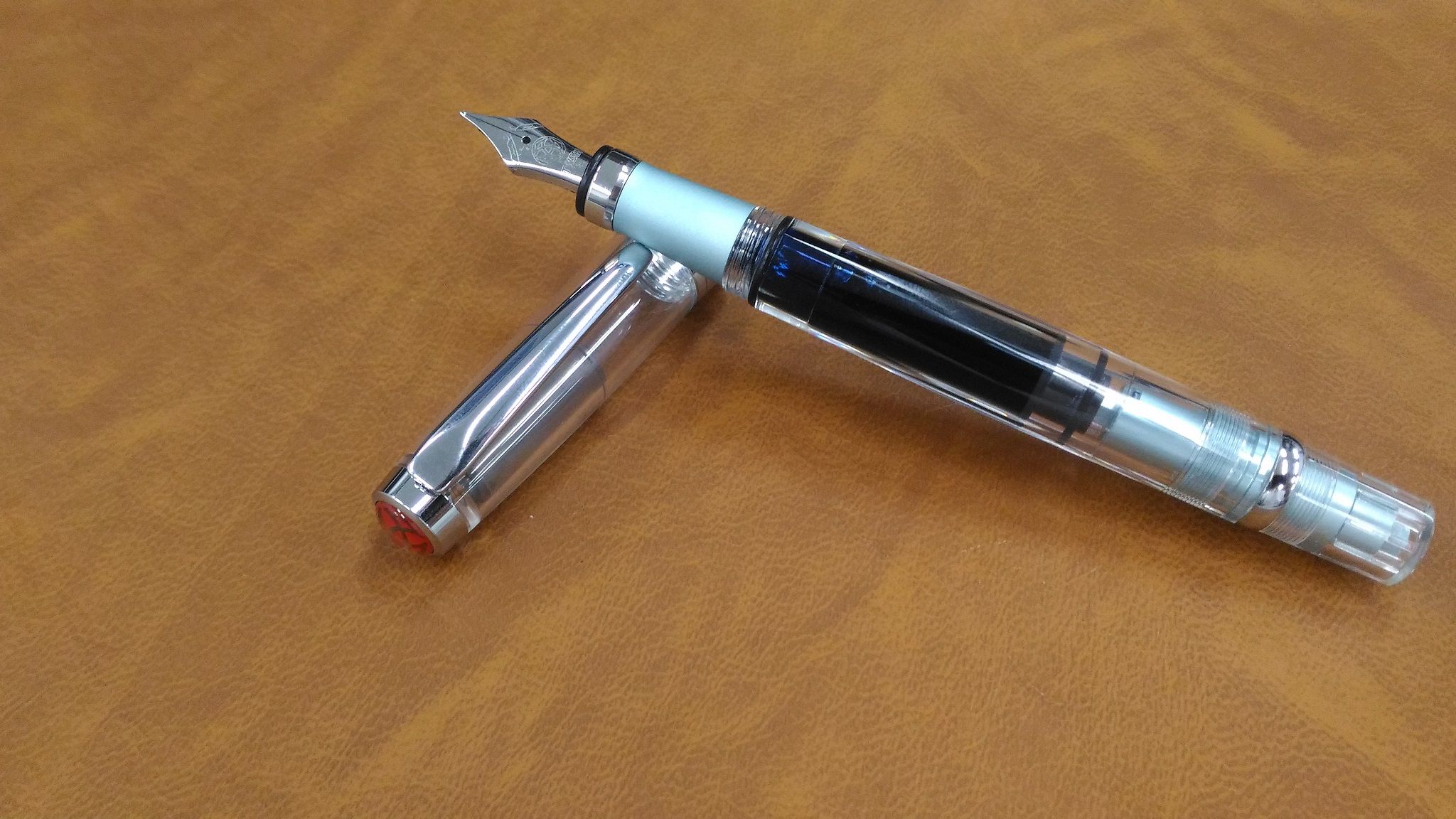  TWSBI Diamond 580AL Silver Fountain Pen nib F