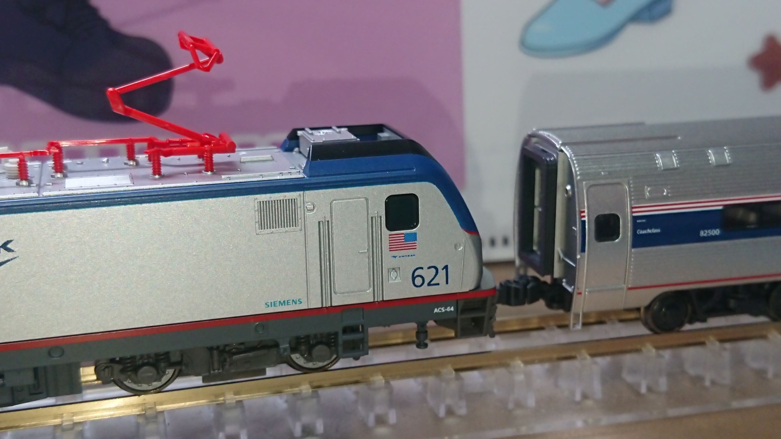 KATO製 Amtrak ACS-64・AmfleetⅠ&Amtrak AmfleetⅠCoach Phase