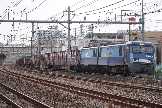 EF64 1031牽引 E127系V12編成 長野出場 配給 & EF81 136牽引 ED75 758 秋田入場 配給5