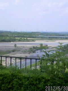 飛山城からみた鬼怒川