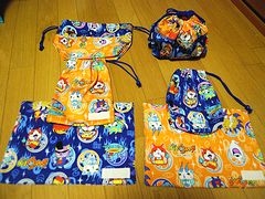 妖怪ウォッチ第２弾綿100％オックス お弁当グッズ