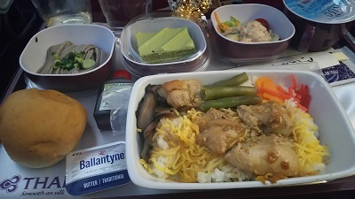 タイ国際航空　機内食