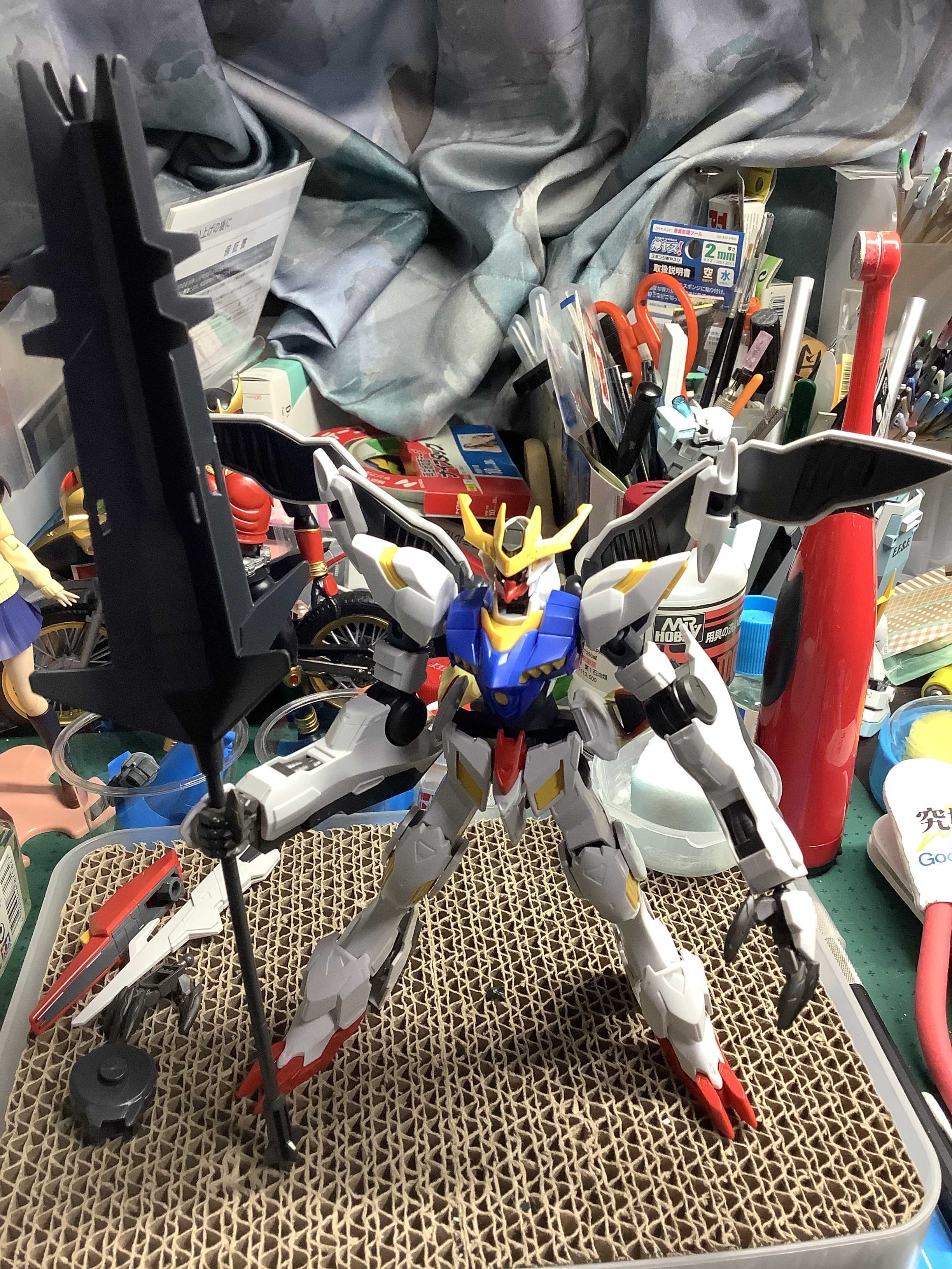 HG ガンダムバルバトスルプスレクス ガンブレ仕様 その１ | think of