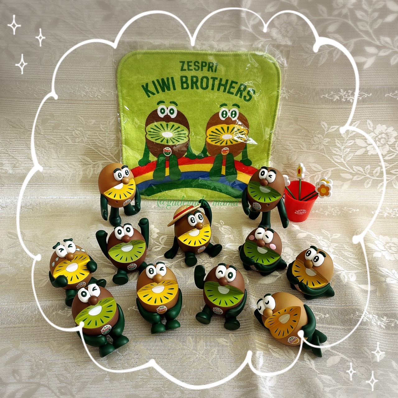 購入】ゼスプリキウイブラザースフィギュア付きパック 〜ゴールド