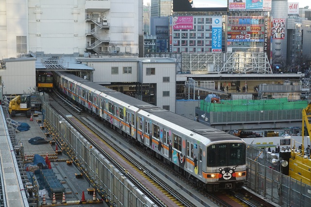 銀座線 惜別 01系 「くまモンラッピング電車」4