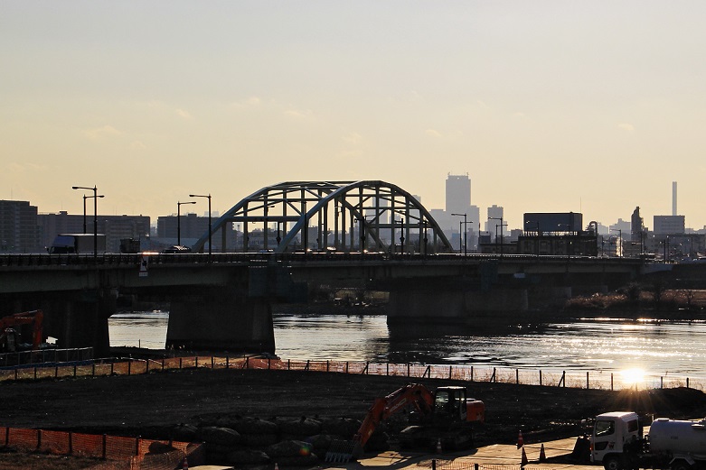 ２.左岸から江北橋.JPG