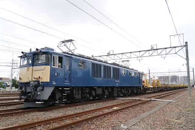 EF64 1053牽引 長野ロングチキ工臨 & 185系 訓練運転4
