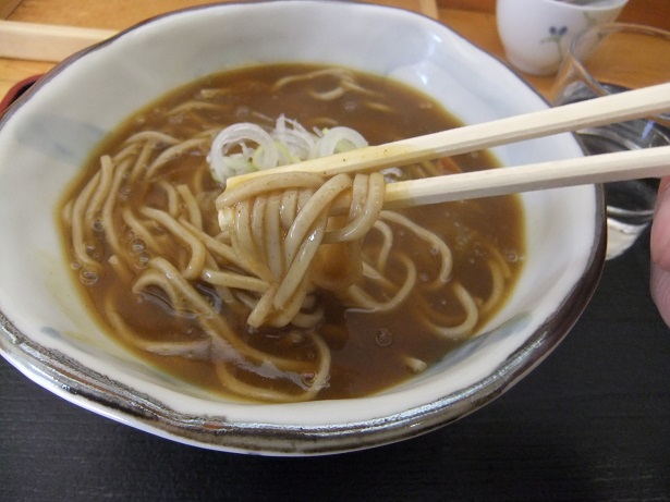 器庵＠飯田橋のカレーそば３