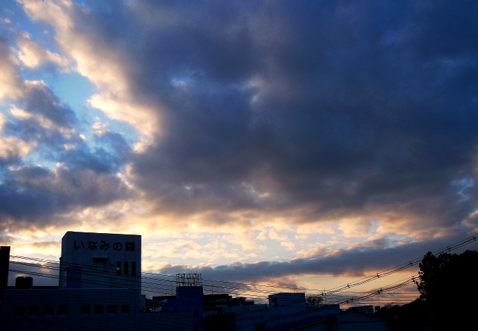 夕暮れ