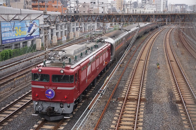 DE10牽引 東高島チキ工臨 & EF81 80牽引 カシオペア紀行 & 東武1800系2