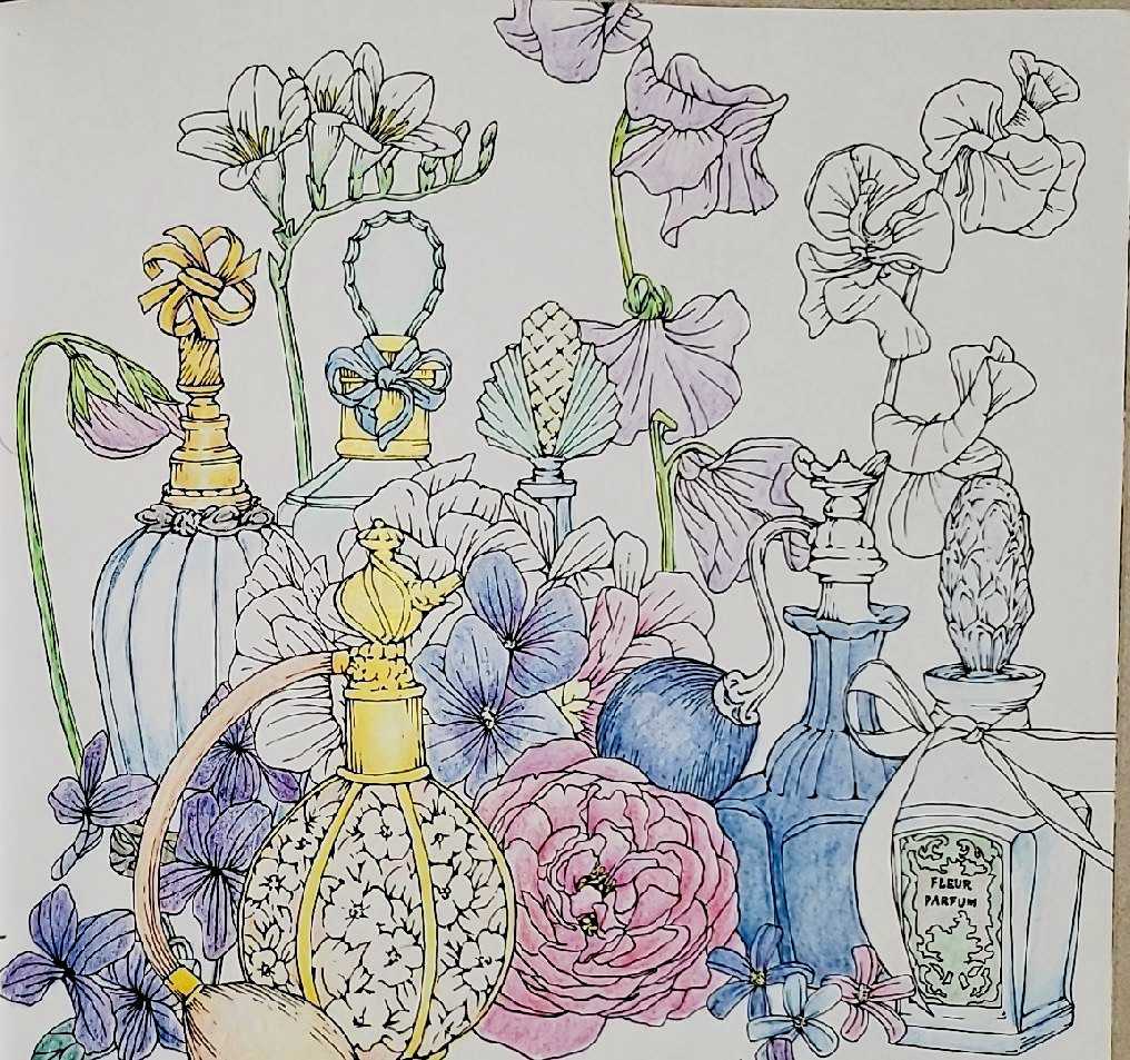 うつくしきもの しろまろんのこころ色ブログ 塗り絵と色鉛筆 楽天ブログ