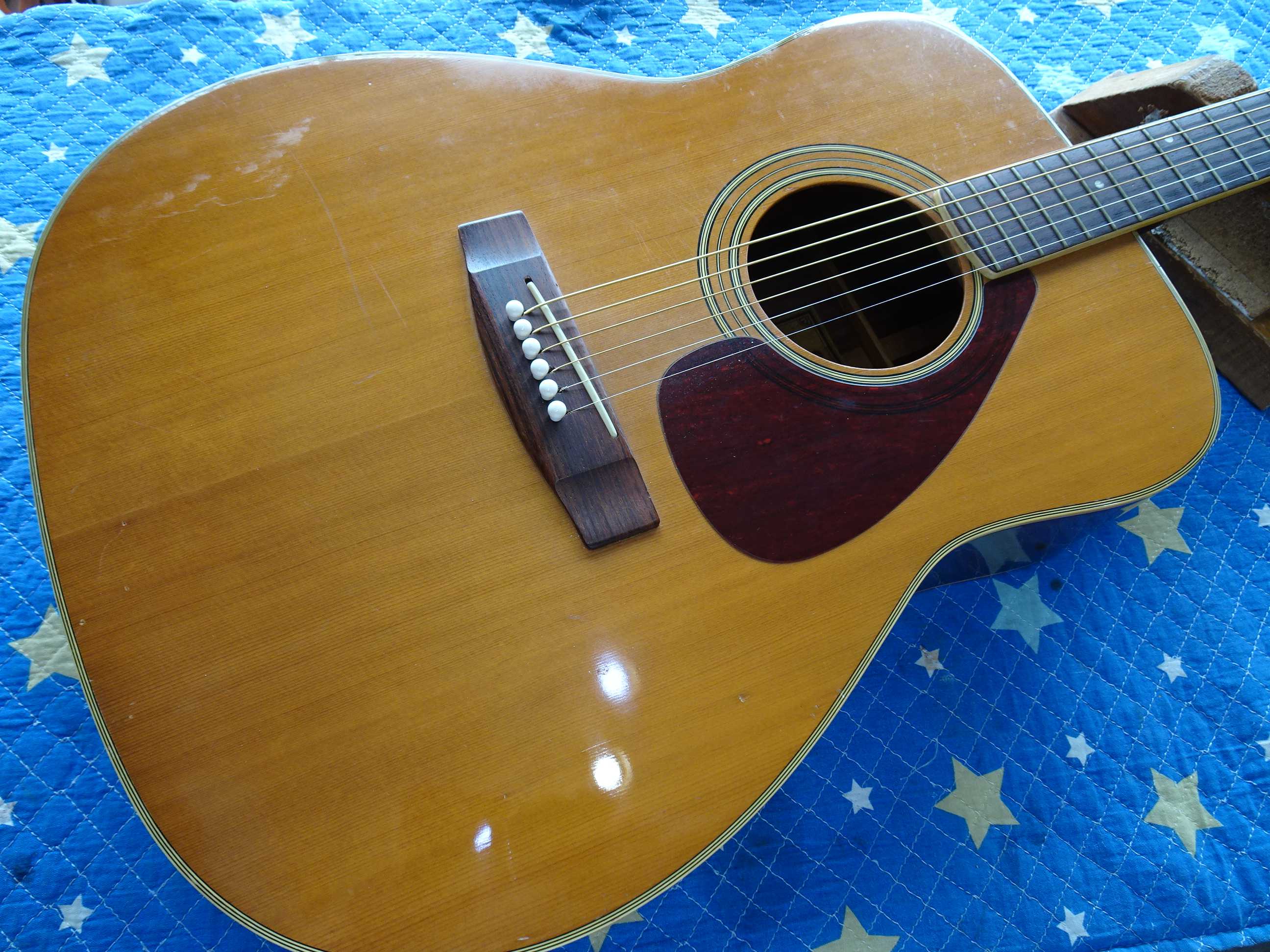 🌸YAMAHA FG-360 グリーンラベル セッティング | 青春のギターリペア 