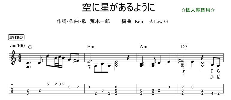 67フォーク『空に星があるように』（荒木一郎）～ウクレレ弾き語り