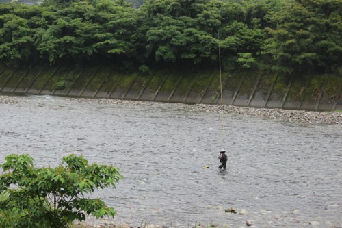 梅雨の銚子川