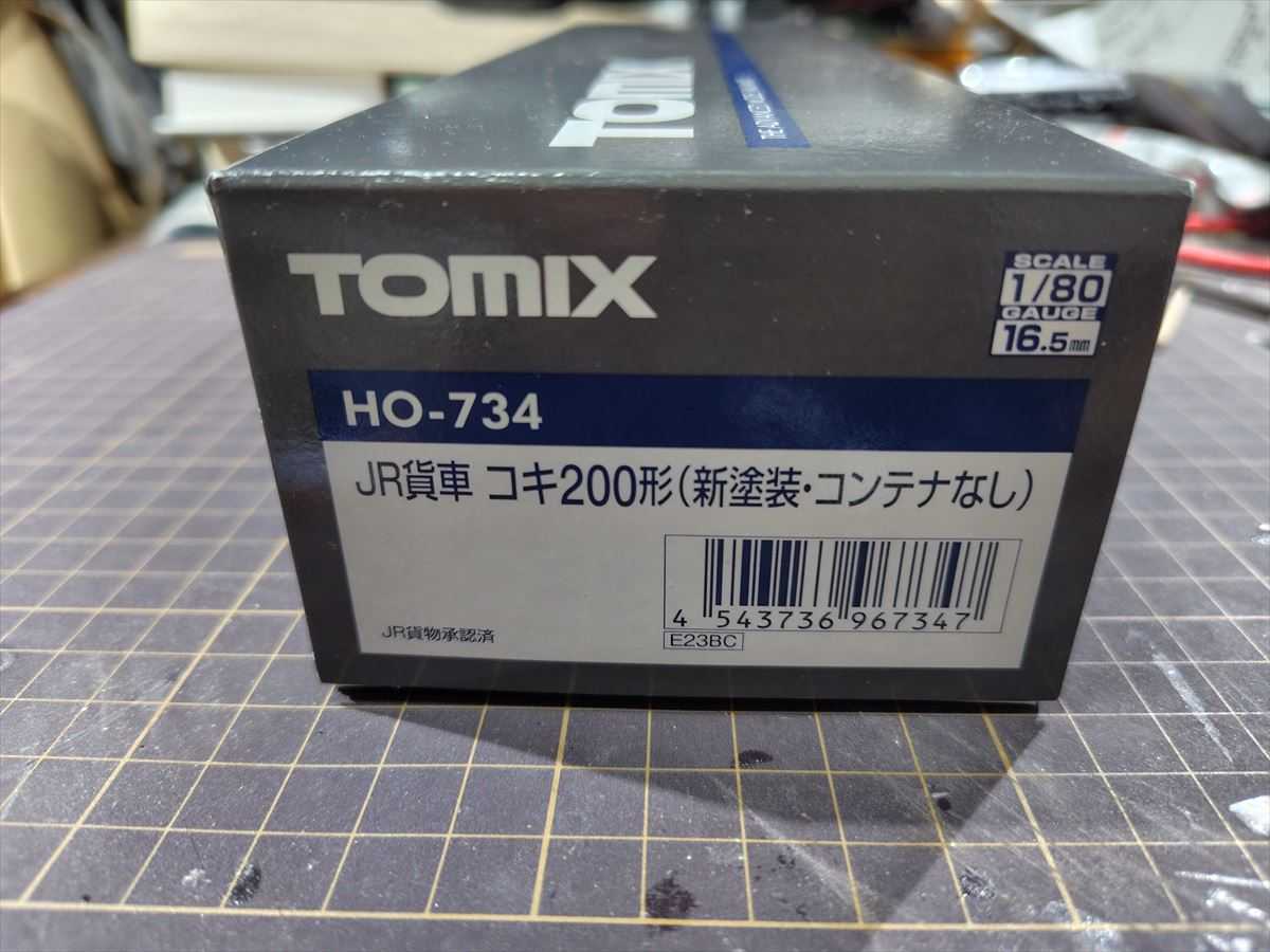 トミックス TOMIX HOゲージ HO-734 JR貨車 コキ200形(新塗装