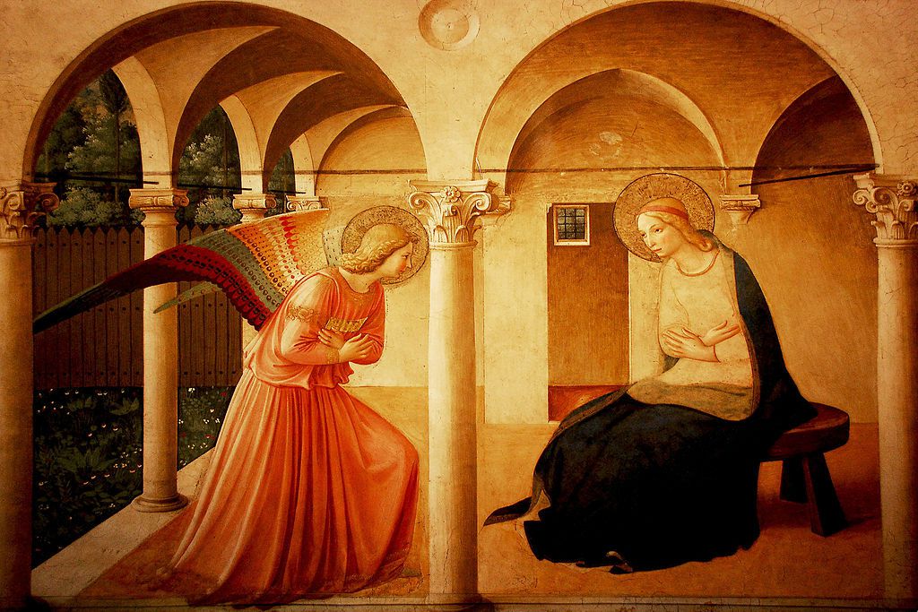 フラ・アンジェリコ フラ・アンジェリコFra Angelico・・・とは?『受胎告知』祭壇画