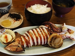 いか焼き定食1080円