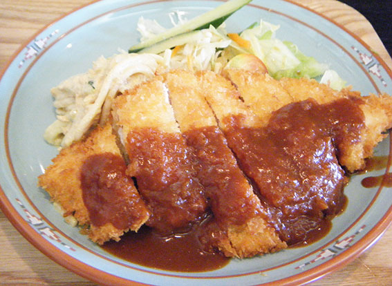 シェフの「チキンカツ」-2♪