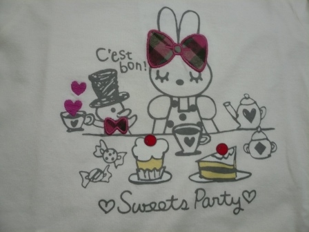2015年ＫＰ（ニットプランナー）新春福袋女の子サイズピンクセット１1０ｍｉｍｉちゃん長袖Ｔシャツｍｉｍｉちゃん拡大.JPG
