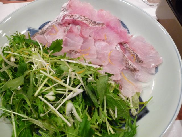 桜鯛しゃぶしゃぶ