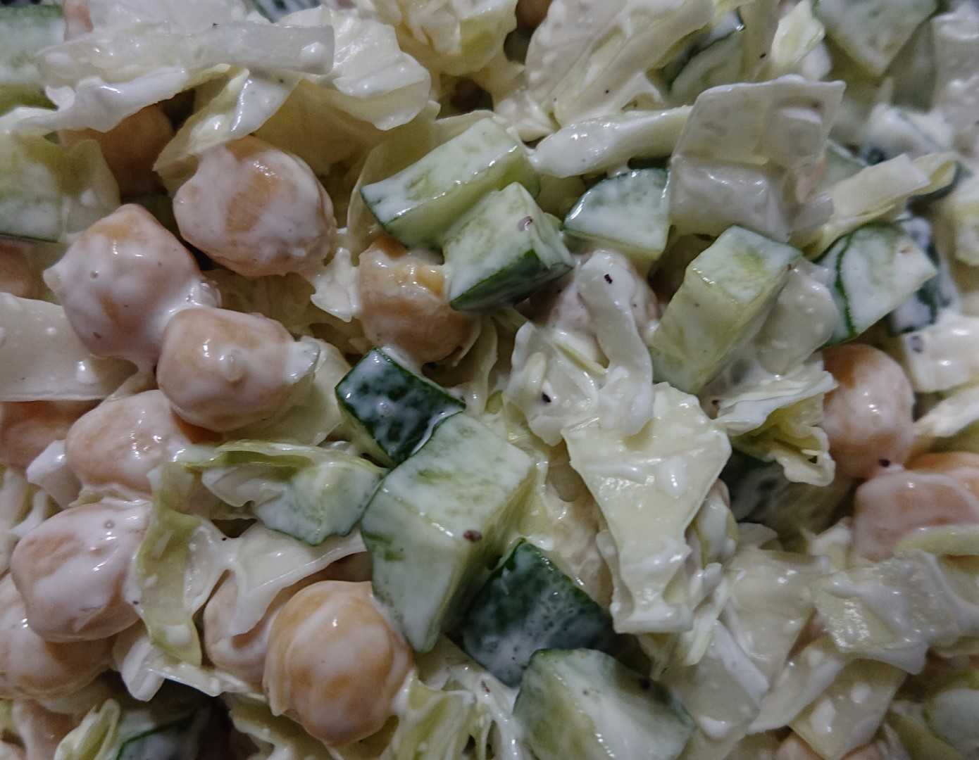 カブとひよこ豆のサラダのレシピ