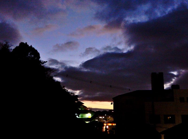 夕暮れ