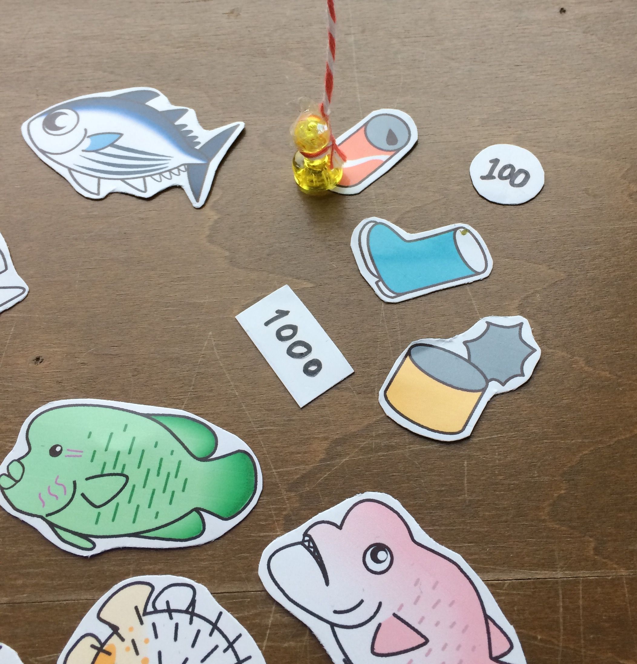 子供のおもちゃ 魚釣りゲームを手作り 娘3コマまんが 楽天ブログ