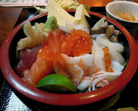 活魚水産鴨島店の「海鮮ちらし寿司」-2♪