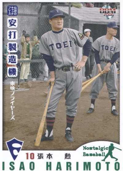 カルビープロ野球チップス 野球カード 1973 Calbee 207 張本勲 | と