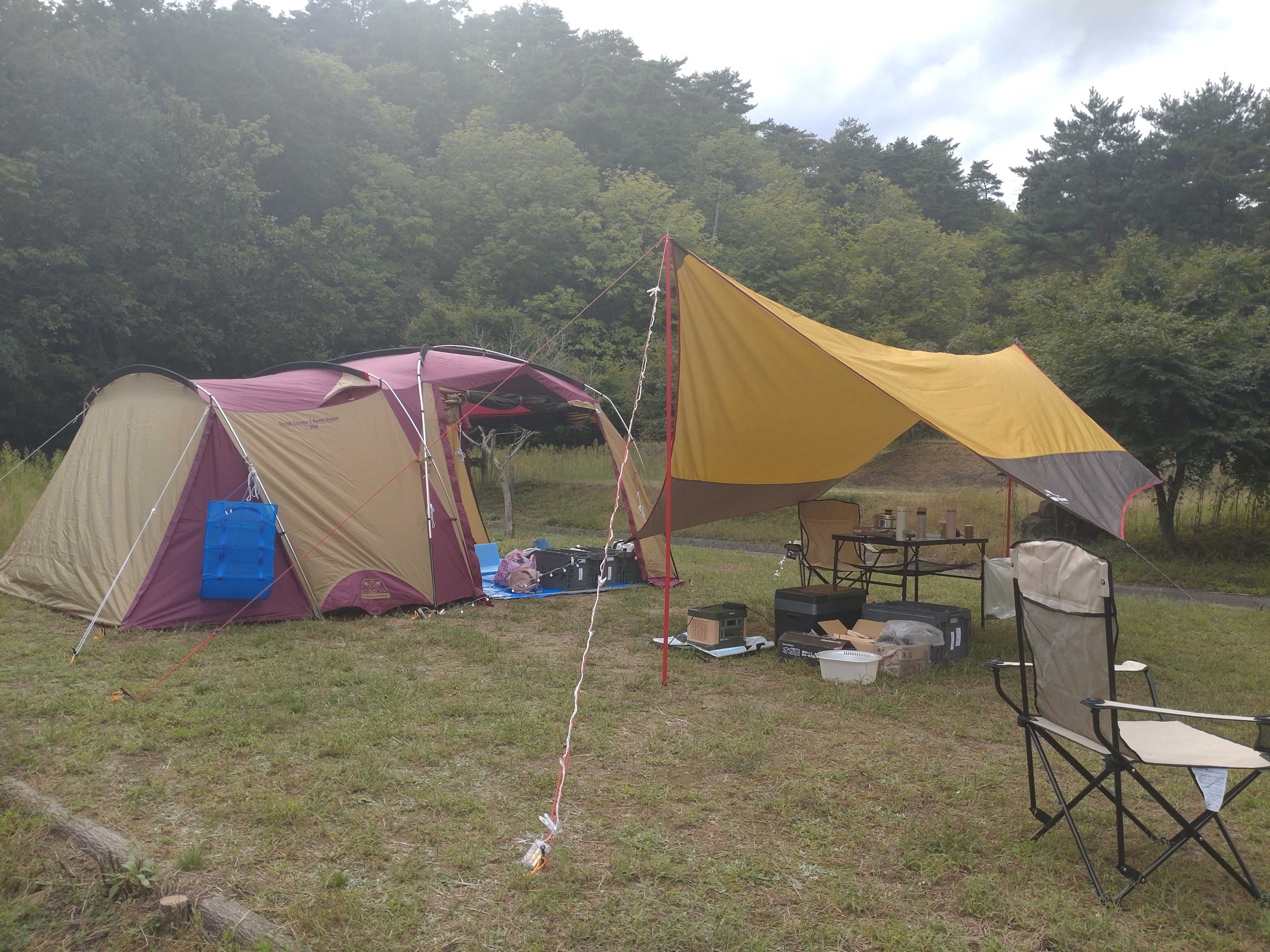 宇根山家族旅行村へ行ってきました 9/23 | mikiのゆる〜いキャンプ＆家庭菜園の日記 - 楽天ブログ