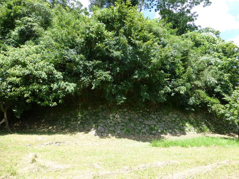 安芸城　石垣
