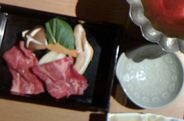 ゆふいん山水館　すき焼き