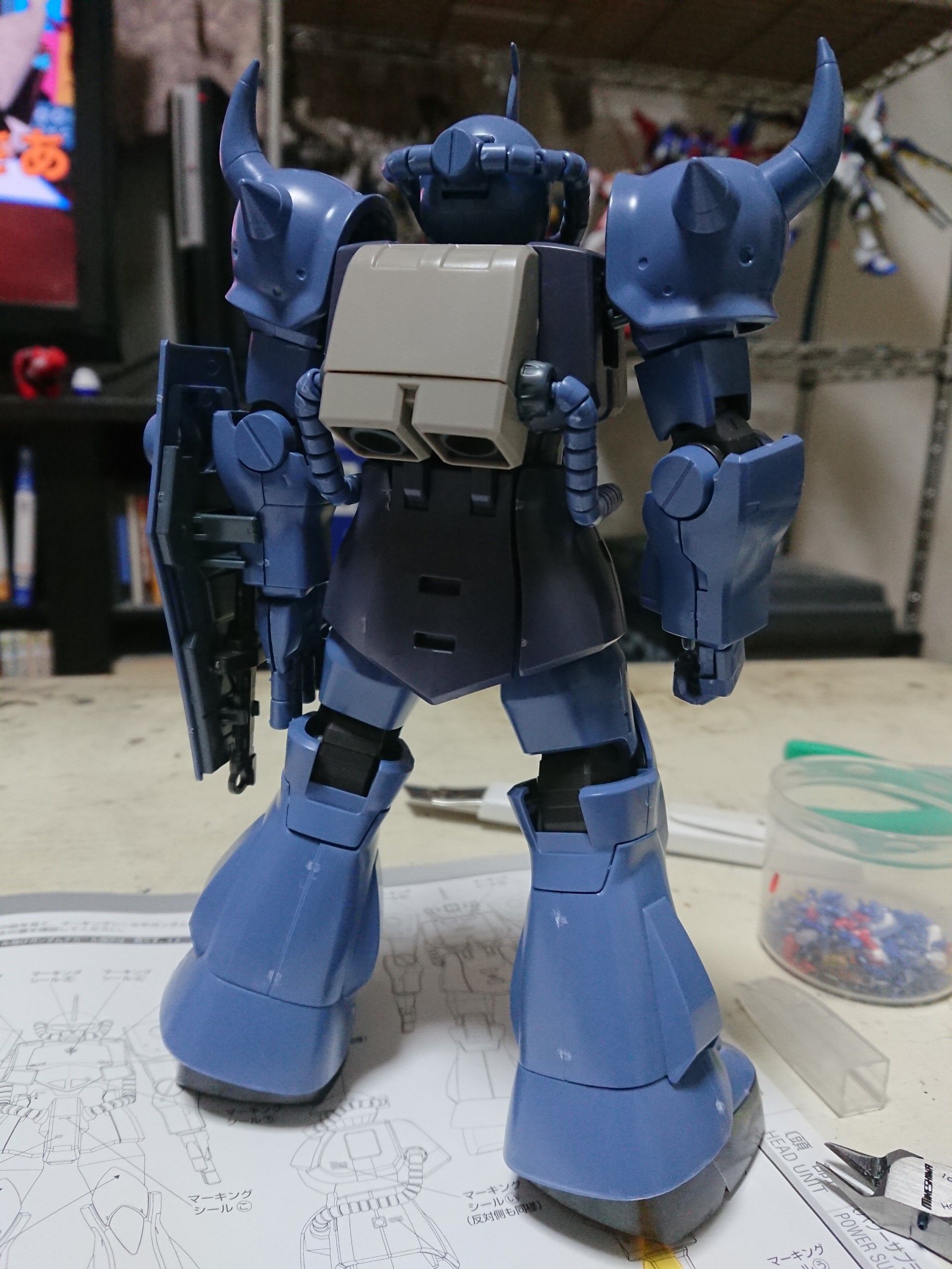 MG グフ 一年戦争カラー | 素人ガンプラ - 楽天ブログ