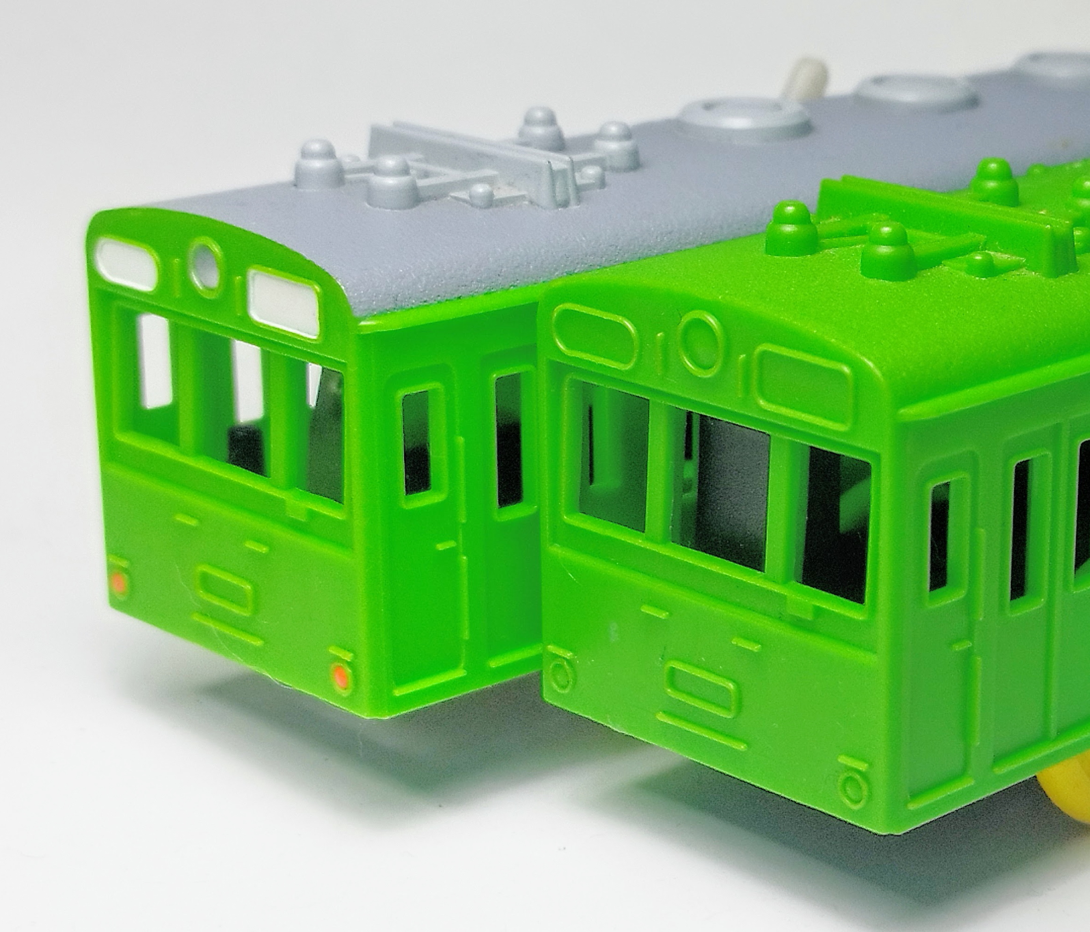 【プラレール】電動プラ電車 電車 前スイッチ 旧動力 緑色 日本製 プラレール】電動プラ電車 電車 前スイッチ 旧動力 緑色 日本製